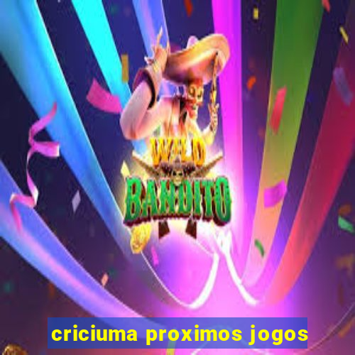 criciuma proximos jogos